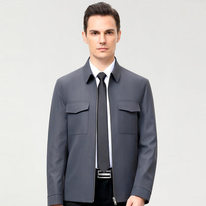Herren Mantel Modern Slim Fit Winter