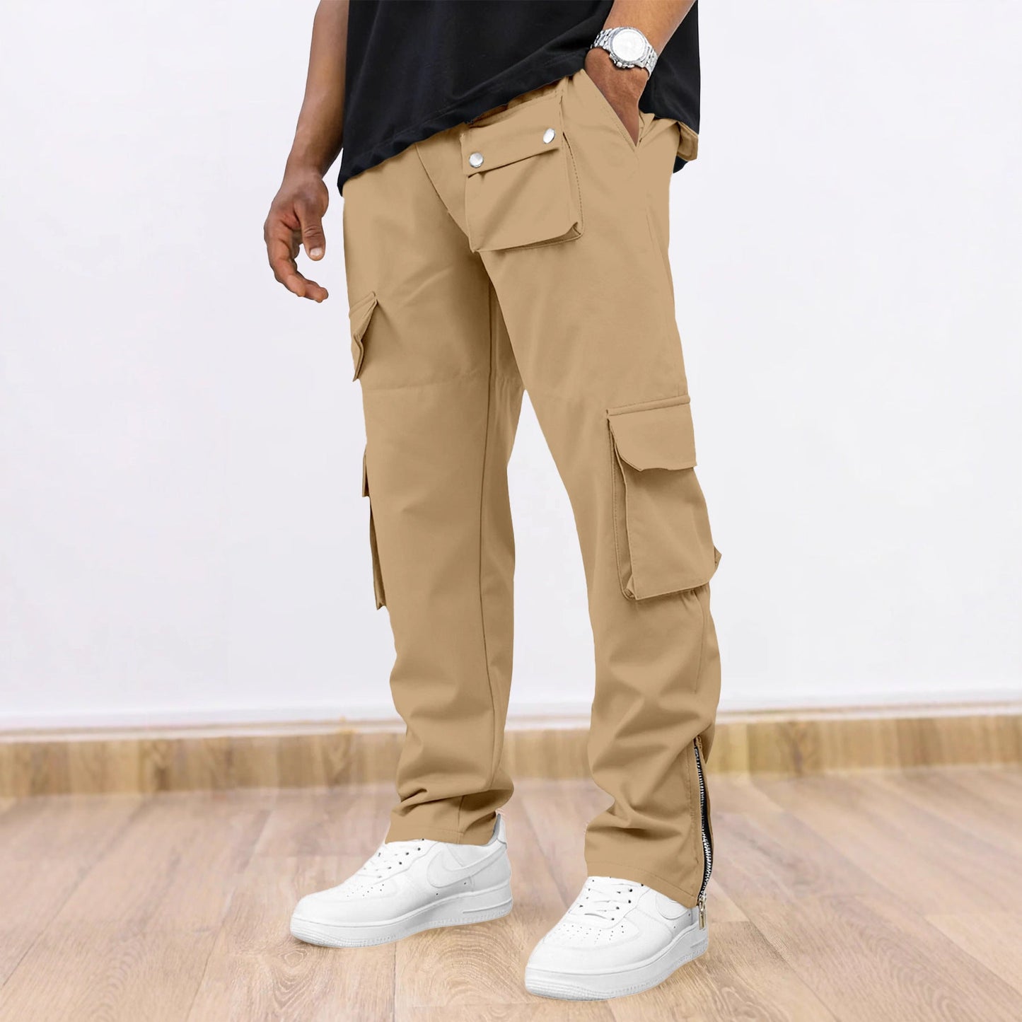 Herren Cargo-Hose Bequem Modern Freizeit