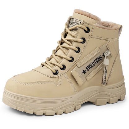 Damen Winterboots Warmfutter Rutschfest Schneestiefel Modern