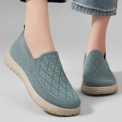 Damen Freizeitschuhe Bequem Slip-On atmungsaktiv