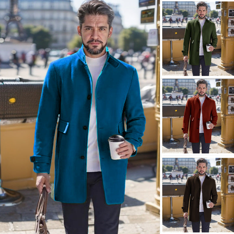Herren Freizeitmantel Modern mit Taschen Elegant Schnitt - BerlinGlamour