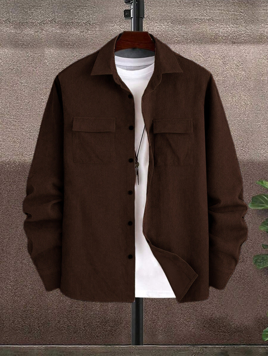 Herren Hemdbluse Leicht atmungsaktiv Casual
