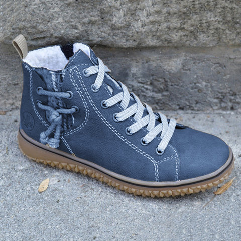 Damen Schnürstiefeletten Warm Bequem Robust