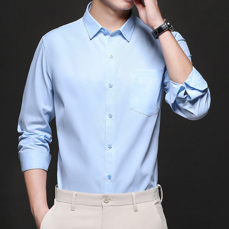 Herren Businesshemd Atmungsaktiv Elegant Modern