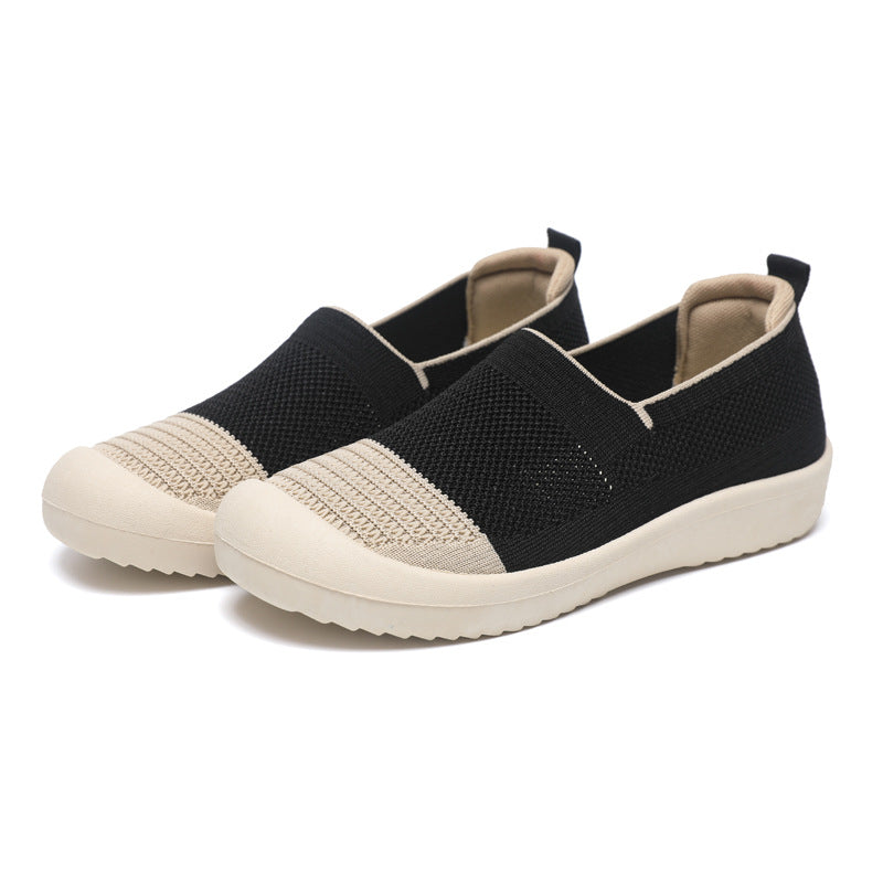Damen Sneaker Atmungsaktiv Slip-On mit weicher Sohle