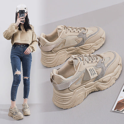 Damen Sneaker Chunky Stil Atmungsaktiv Komfortabel - BerlinGlamour