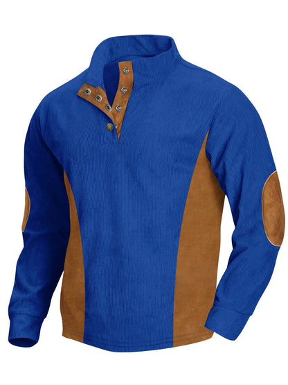Herren Langarm-Shirt Modern Ripp-Design Elegantes Design