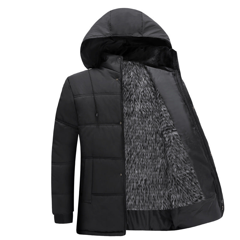 Herren Winterjacke Steppjacke Flauschig Verstellbar - BerlinGlamour