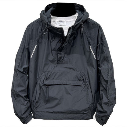 Herren Outdoor-Jacke Wasserabweisend Mit Kragen Praktisch