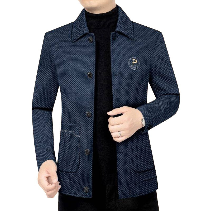 Herren Freizeitjacke Mit Nieten Modern - BerlinGlamour