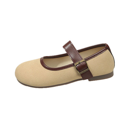 Damen Schuhe Bequem Mary Jane Schnalle Modern
