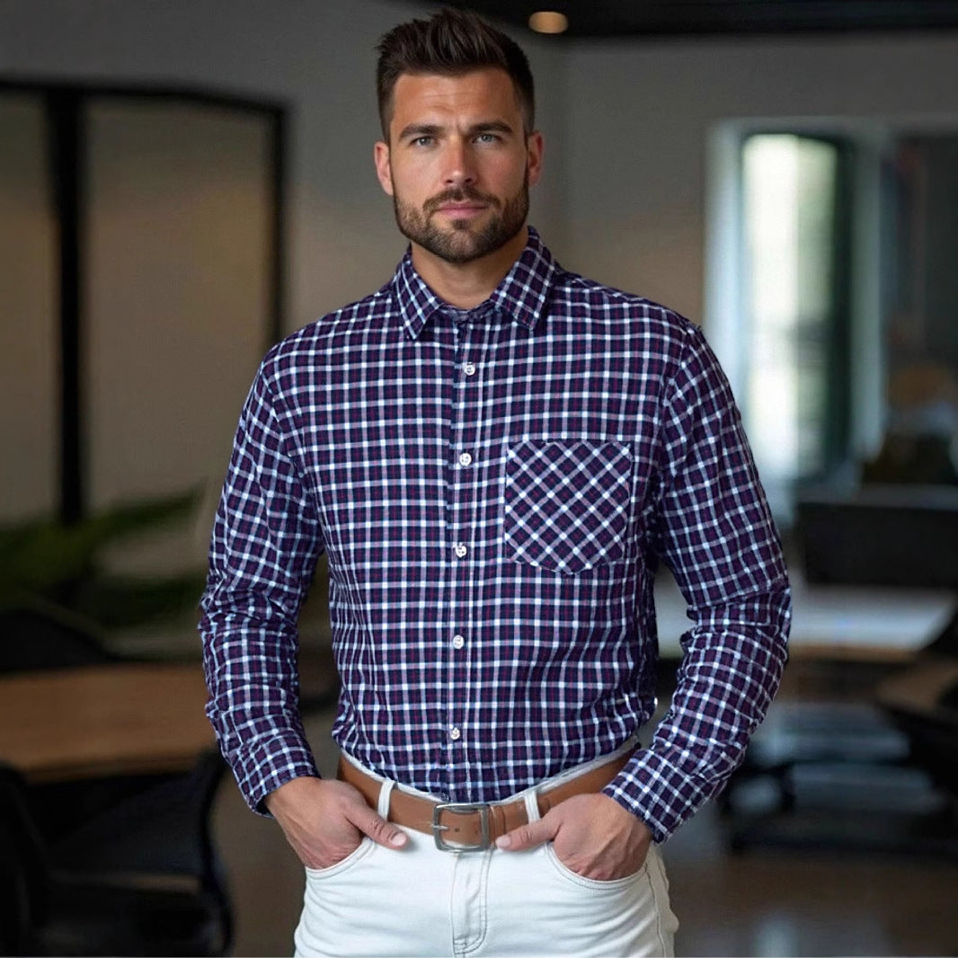 Herren Karohemd Modern Baumwolle Qualität Berlin