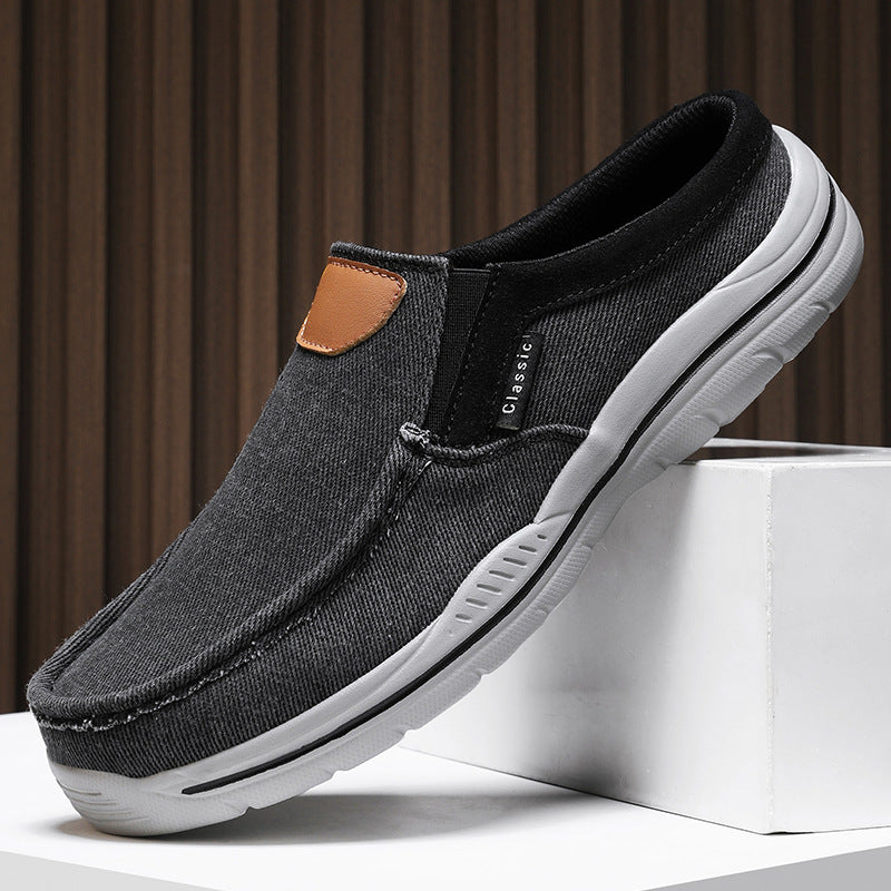 Damen Slip-On Schuhe Elastisch Bequem Casual