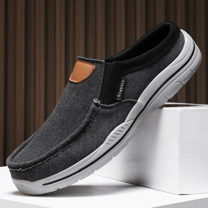 Damen Slip-On Schuhe Elastisch Bequem Casual