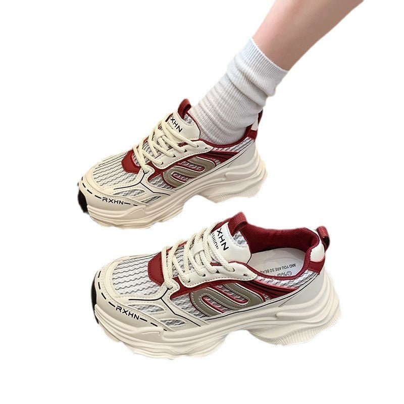 Damen Sneaker Sportlich Atmungsaktiv Komfort Mesh