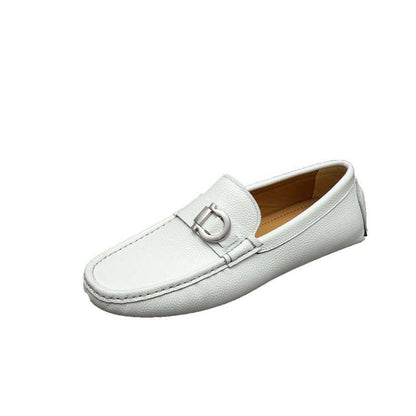 Damen Mokassins Leder Elegante Schuhe Frauen