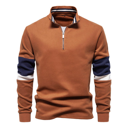 Herren Pullover Stehkragen Sportlich Modern - BerlinGlamour