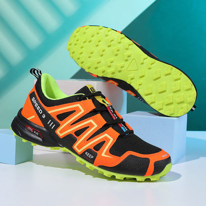 Damen Trailrunning-Schuhe Laufschuhe Rutschfest Wasserdicht