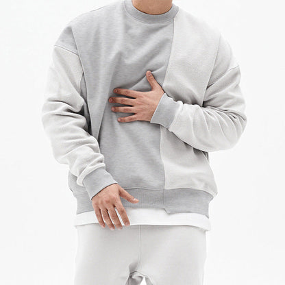 Herren Sweatshirt Modern Bequem Hoher Kragen