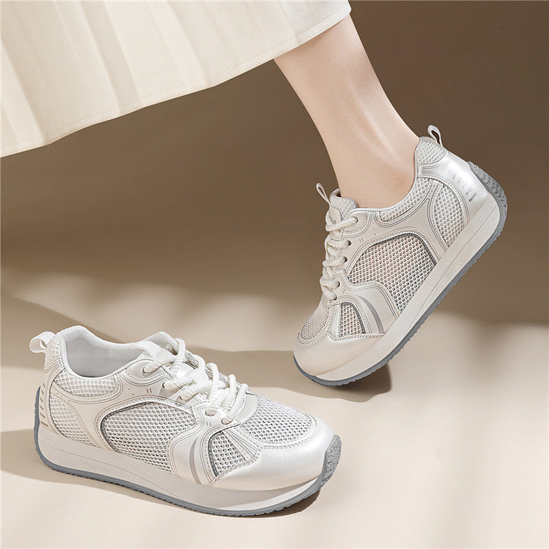 Damen Sneaker Atmungsaktiv Freizeitschuhe Mit Stoßdämpfung