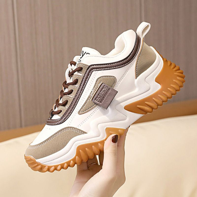 Damen Sneaker Sportlich Robust Schnürschuhe - BerlinGlamour