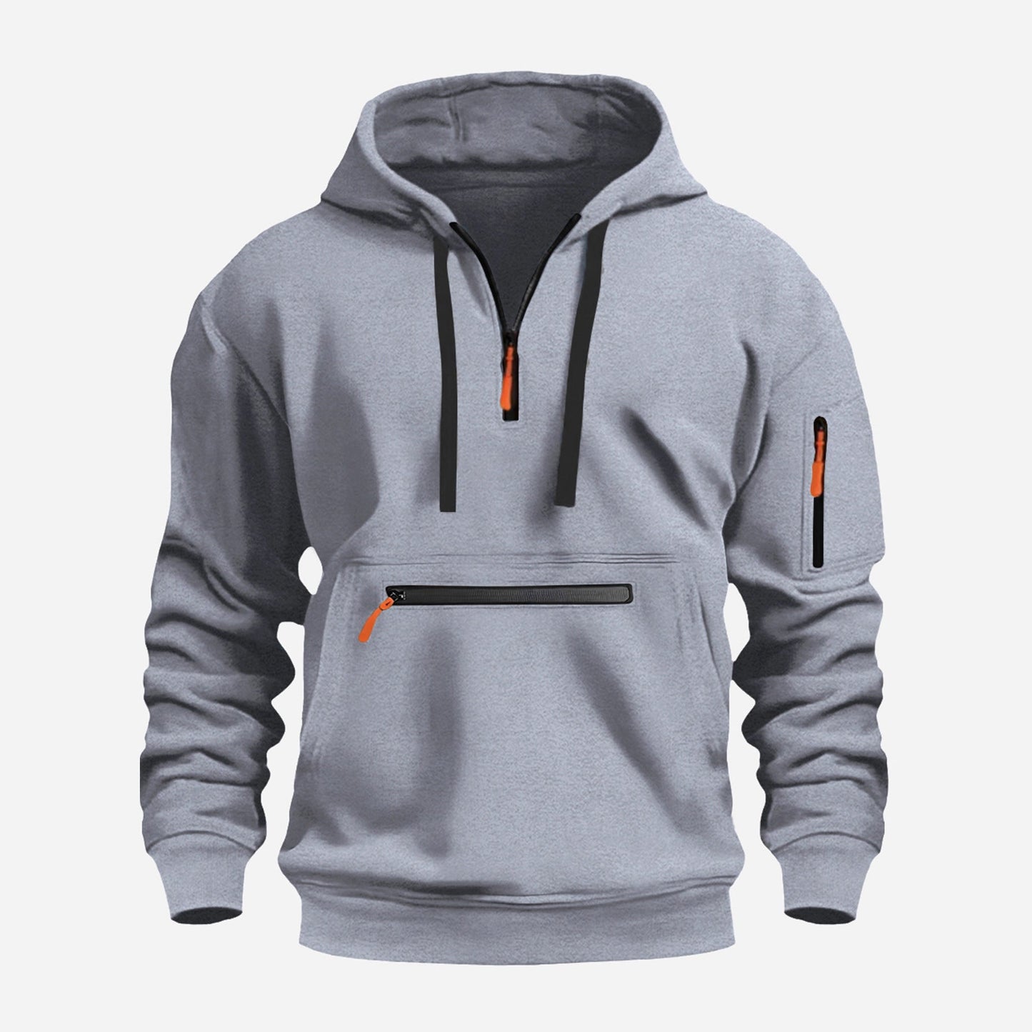 Funktionspullover Herren Kapuzenpullover Sportlich Modern