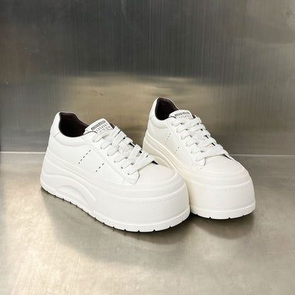 Damen Plateau Sneaker Bequem Atmungsaktiv Hoher Komfort