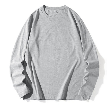 Herren T-Shirt Langarm Atmungsaktiv Rundhals