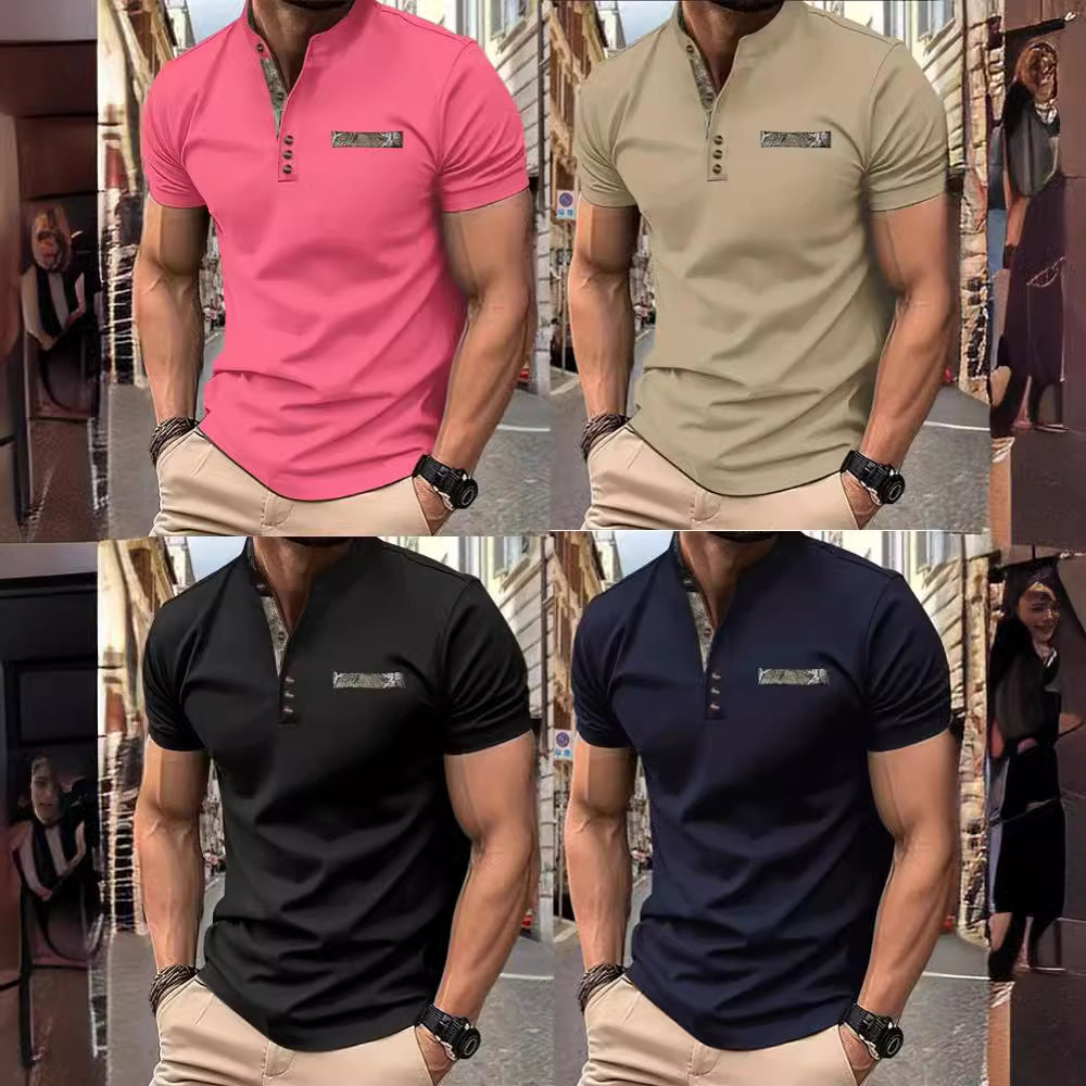 Herren Kurzarmbluse Elegante Sommerbluse Berlin - BerlinGlamour