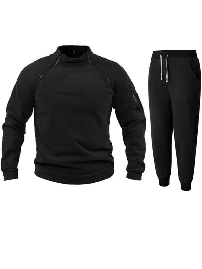Herren Sportset Funktionspullover Jogginghose Set