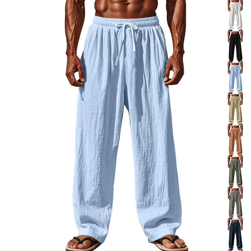 Herren Strandhose Leicht Baumwolle Elastisch Bequem Sommer - BerlinGlamour