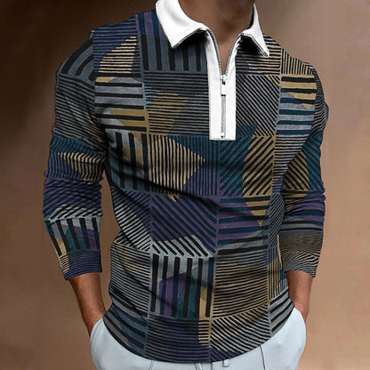 Herren Poloshirt Modern Trendig Berlin Grafikdesign
