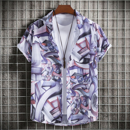 Herren T-Shirt Kurzarm Berlin Grafik Design Modern - BerlinGlamour