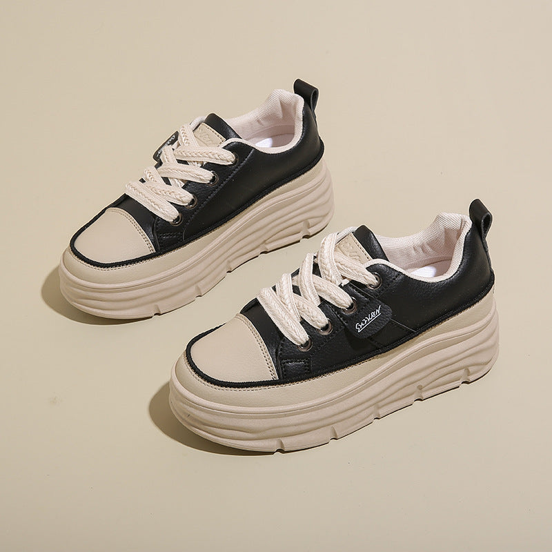 Damen Sneaker Plateau Komfort Atmungsaktiv Sportlich