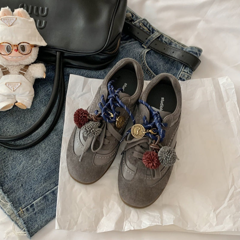 Damen Sneaker Bequem Freizeit Schuhe Mit Applikationen