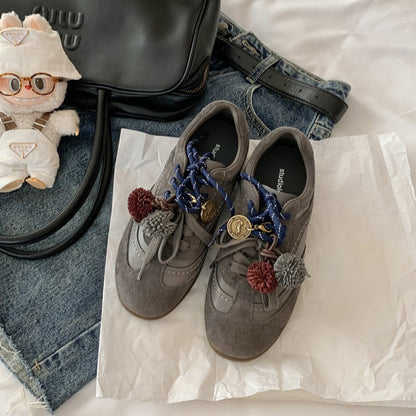 Damen Sneaker Bequem Freizeit Schuhe Mit Applikationen