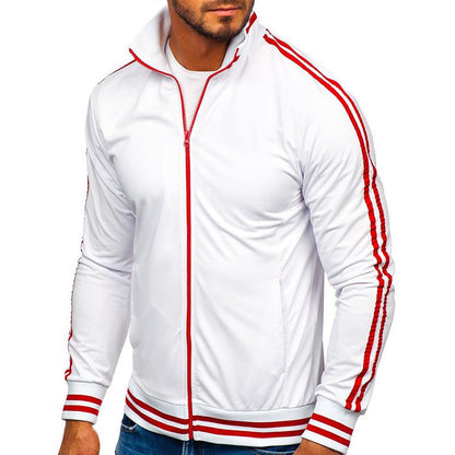 Herren Sportjacke Functional Wasserabweisend Schwarz