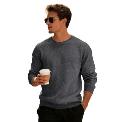 Herren Sweatshirt Moderner Schnitt Bequem Baumwolle