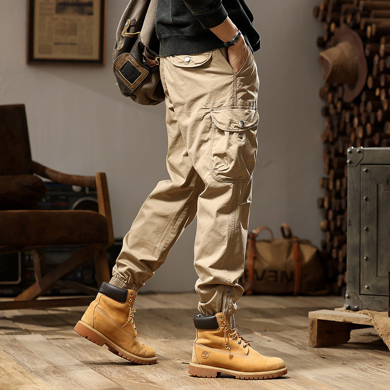 Herren Cargo-Hose Vielseitig Gepolstert Elastisch