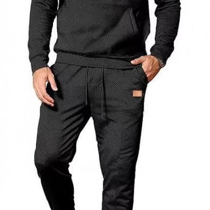 Herren Sportanzug Modern mit Struktur Optik und Funktionsdetails