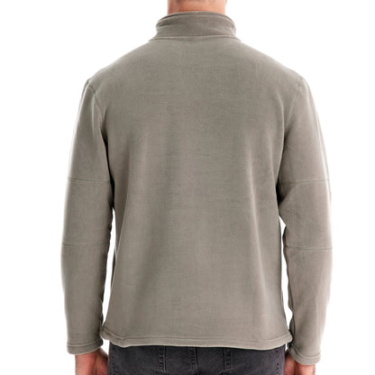 Herren Fleece Pullover Halbzipp Reißverschluss Warm