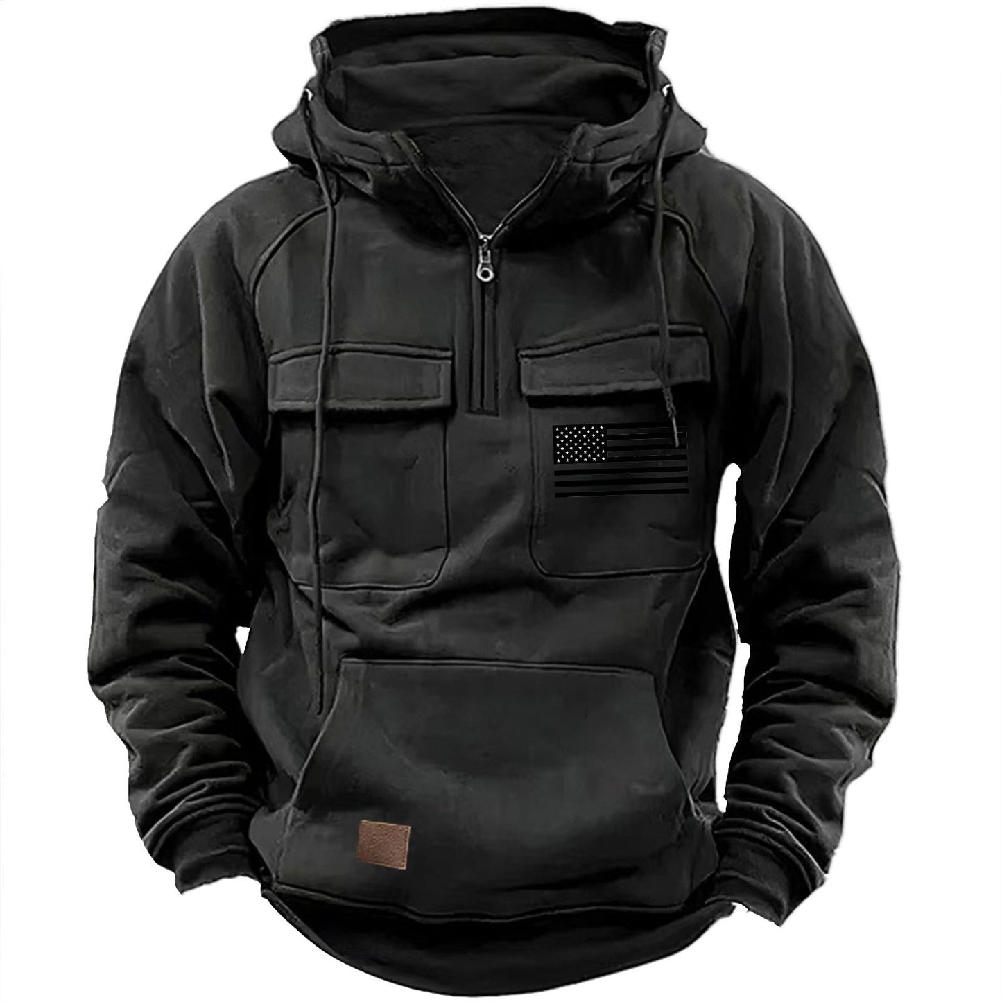 Herren Kapuzenpullover Funktionell Mit Taschen