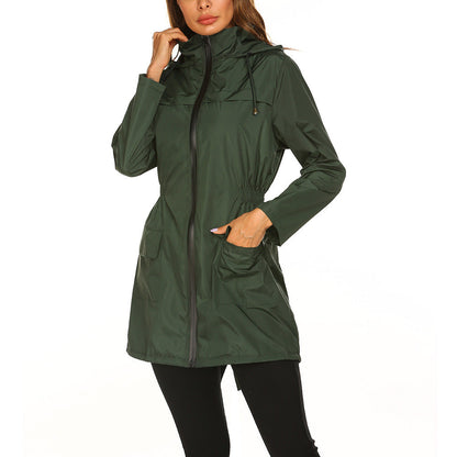 Damen Freizeitjacke Praktisch mit Verstellbund und großen Taschen