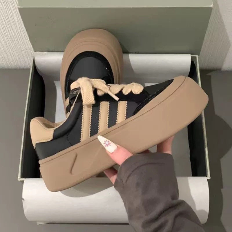 Damen Sneaker Hoch Plattform Extrahoch Mode