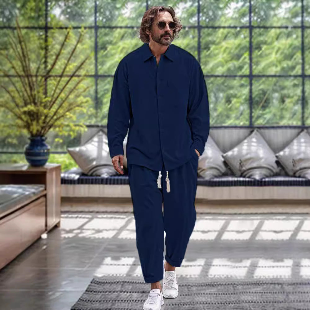 Herren Freizeithemd Modern mit Taschen und lässigem Schnitt