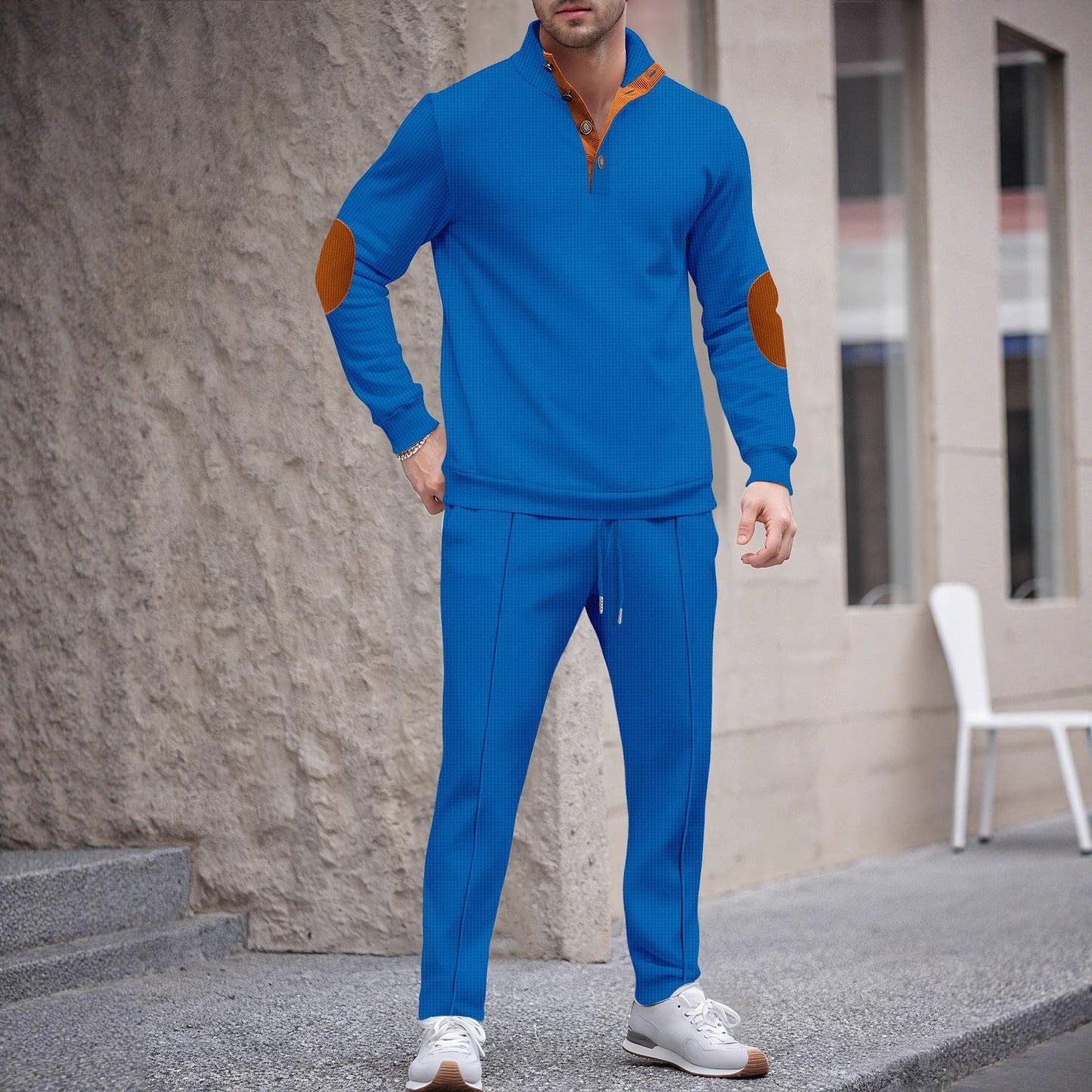 Herren Hemd Set Sportlich Modern mit Kragen