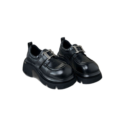 Damen Clogs Chunky mit Schnallen Dekoration Rutschfest