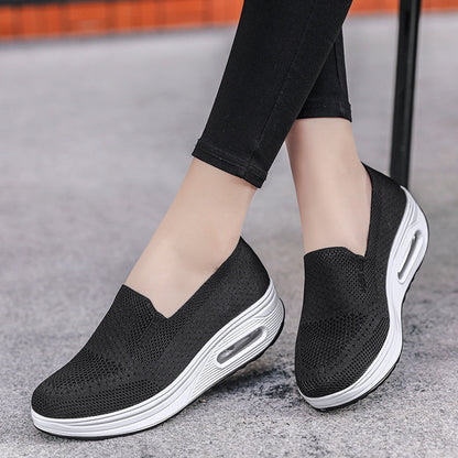 Damen Sneaker Leicht Luftpolsterung Bequem Sport