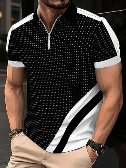 Herren Poloshirt Kurzarm Sportlich Modern