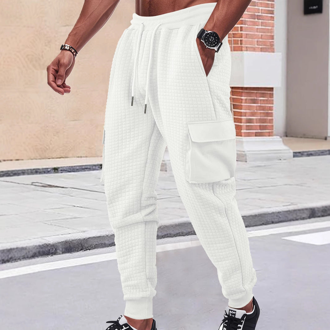 Herren Jogginghose Cargo Modern atmungsaktiv Schwarz